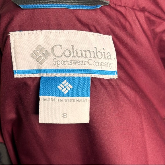 Columbia Snow Eclipse Mid Insulated Burgundy Jacket ✨ - Picture 8 of 8